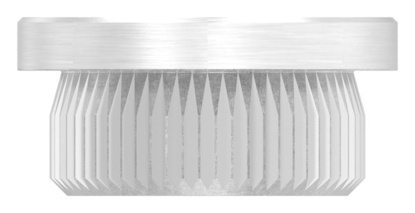 Rohrstopfen fuer Ø 21-3x2-0 mm flach zum Einschlagen V2A-11-5016.4