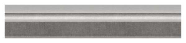 Handlauf 50x14 mm halbrund 3000mm Stahl S235JR roh-30-1381.8