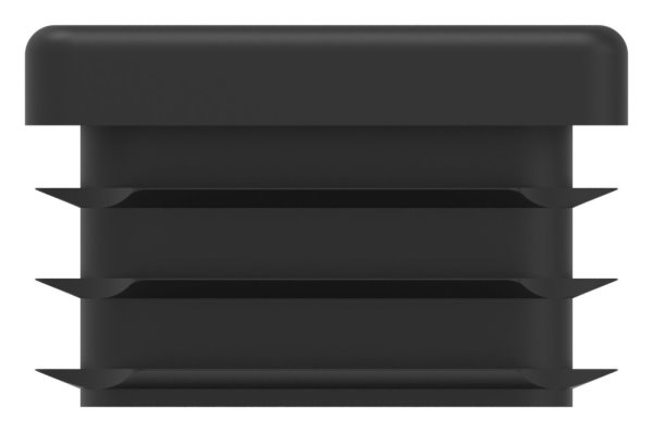 Bouchon en plastique pour tube rectangulaire 40x30mm