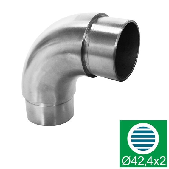 Rundbogen 90° 42,4x2mm V2A