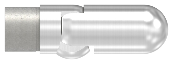 Pièce d'articulation droite, pour tube 42,4 x 2,0mm, V2A