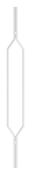 Barre design ovale angulaire, V2A