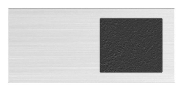 Porte-plaque | plaque de maintien | verrouillage de vitre pour verre plat V4A
