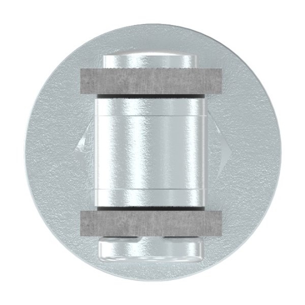 Charnière M18 | réglable | soudable | acier (brut) S235JR