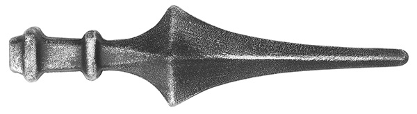 Piquet de clôture | Hauteur : 290 mm | Matériau : 25x25 mm | Acier S235JR, brut Piquet de clôture | Hauteur : 290 mm | Matériau : 25x25 mm | Acier S235JR, brut