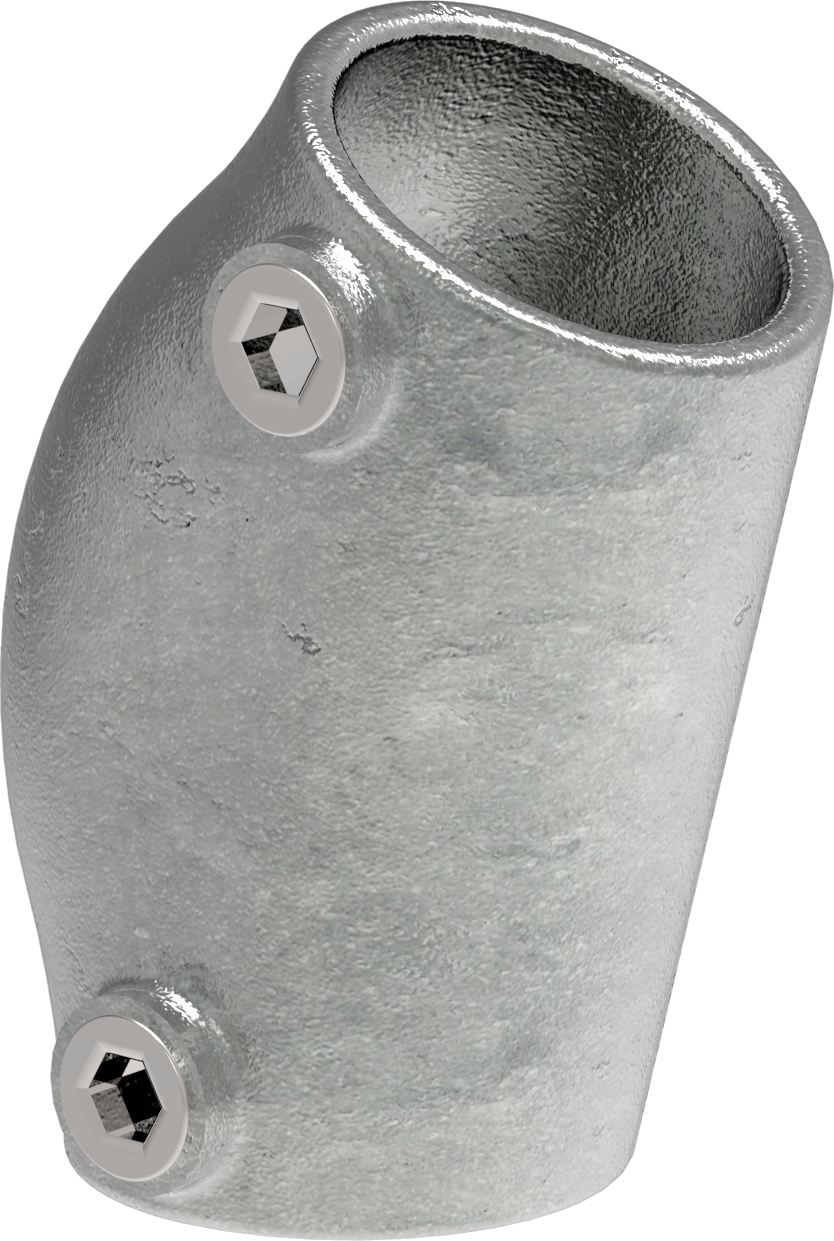 Raccord de tuyauterie | Coude variable 15-60° | 124B34 | 33,7 mm | 1" | Fonte malléable et électrozinguée