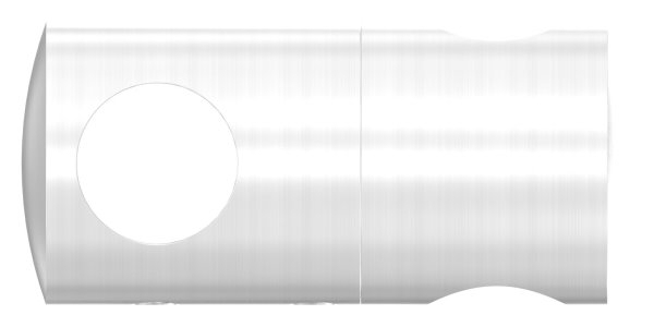 Querstabhalter V2A Edelstahl – Doppel fuer 2 Rundstaebe 16 mm und 12 mm inkl- Schrauben-11-1629.4