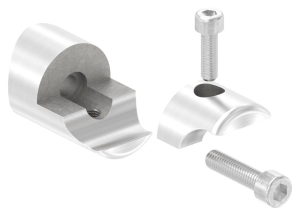 Support de tôle pour le serrage d'un profilé de 18mm de connexion : 42.4mm