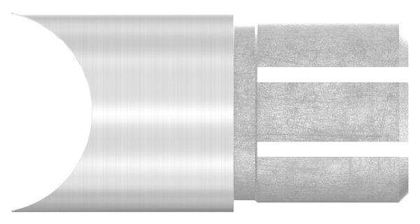 Pièce de raccordement 90° pour tube rond Ø 42.4x2.0 mm V2A