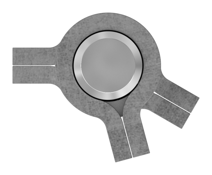 Anschweissband - 3-teilig - Tragkraft- 150kg - Stahl S235JR- roh-30-3951.8