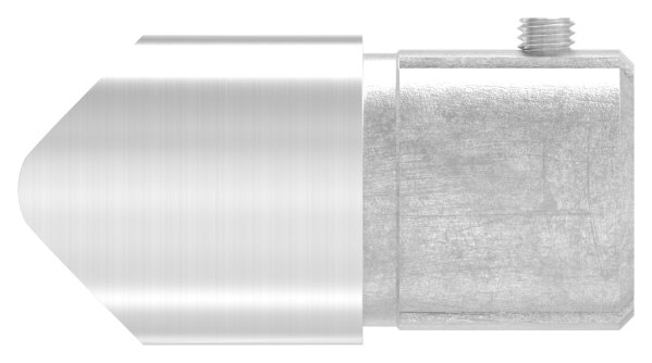 Pièce de raccordement 90° pour tube rond Ø 42.4x2.0 mm V2A