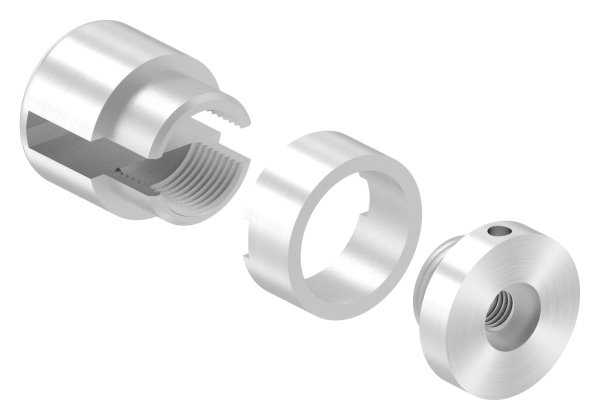 Support de base Brenk pour barre plate 20 x 6mm, V2A