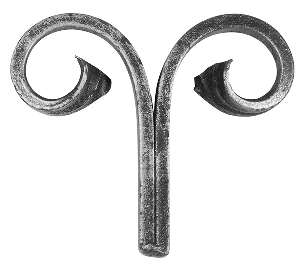 Zaunspitze - Hoehe- 100 mm - Breite- 115 mm - Stahl S235JR- roh-30-2525.8