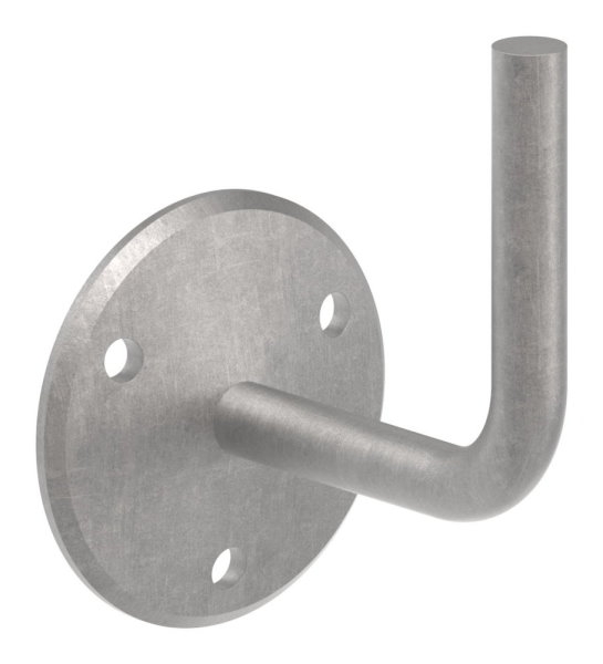 Handlaufhalter - mit Ronde 70x4 mm - zum Anschweissen - Stahl S235JR- roh-30-1400.8