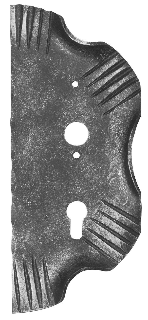 Schlossplatte rechts - Masse- 120x290x4 mm - Stahl S235JR- roh-30-3324.8