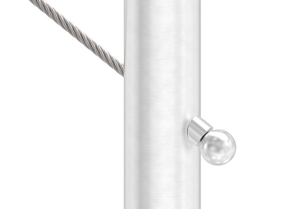 Raccordement de forme | pour raccord Ø 42.4 mm | filetage M8 | V2A