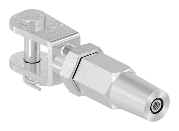 Borne à fourche à monter soi-même | Pour câble Ø 3 mm | V4A