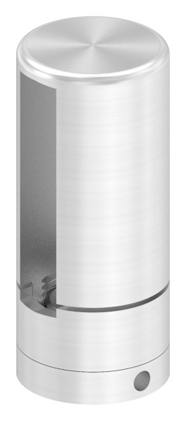 Support de base Brenk pour barres plates 50 x 10mm, ALU