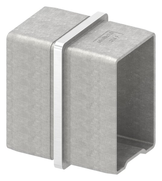Connecteur pour tube 60x40x2mm, V4A