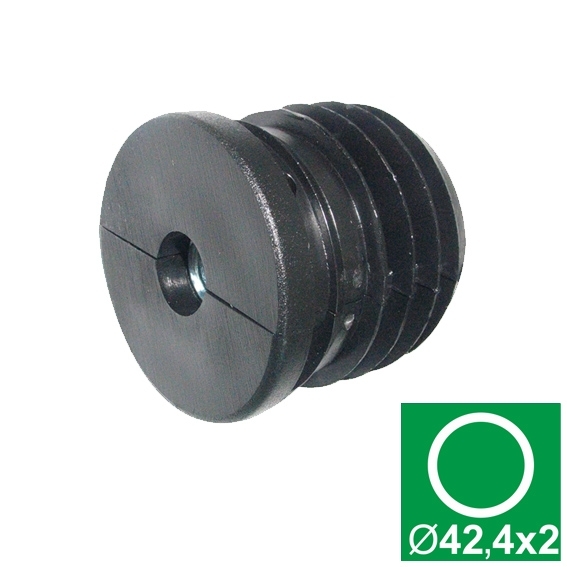 Einsteckkappe Kunststoff fuer Rohr Ø 42-4 x 2-0 mm mit Gewinde M10-89-11RGM4210-A.4