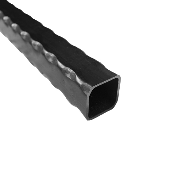 Quadratrohr Stahl roh 40 x 40 x 2-5 mm verziert L=6000 mm-89-11P20140X40X256M-A.4