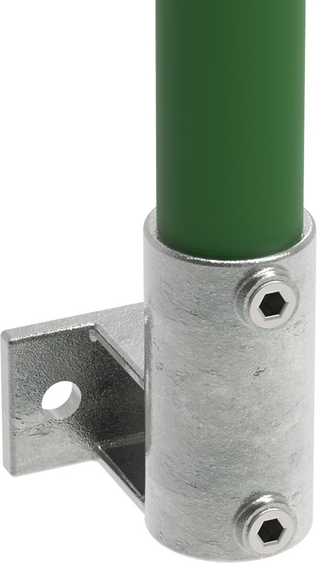Rohrverbinder - Wandhalter Platte horizontal - 145B34 - 33-7 mm - 1- - Feuerverzinkt u. Elektrogalvanisiert-145B34