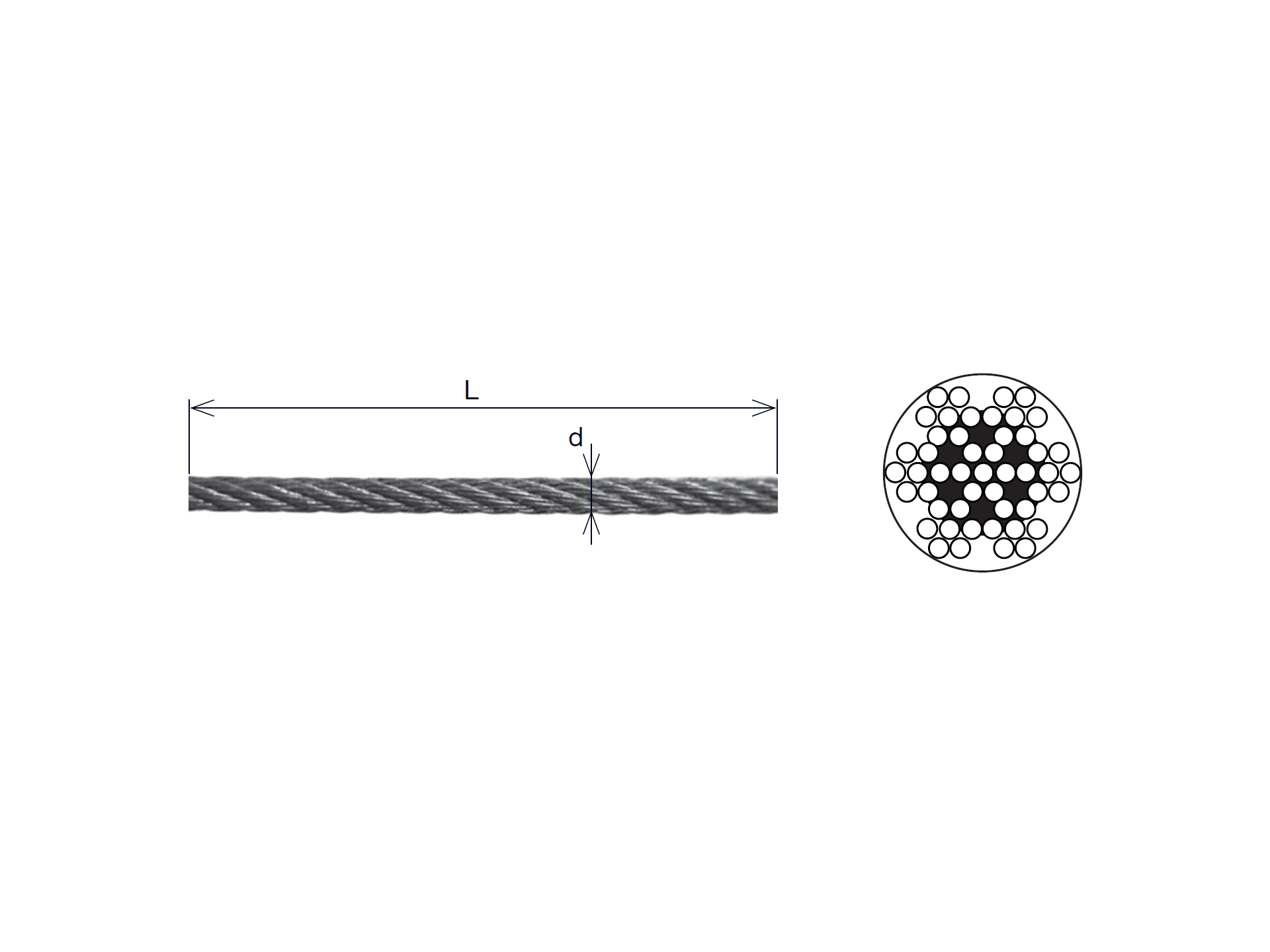 Edelstahldrahtseil Edelstahl AISI 316 4 mm 100 m Aussenbereich-89-11A147900004100-A.4