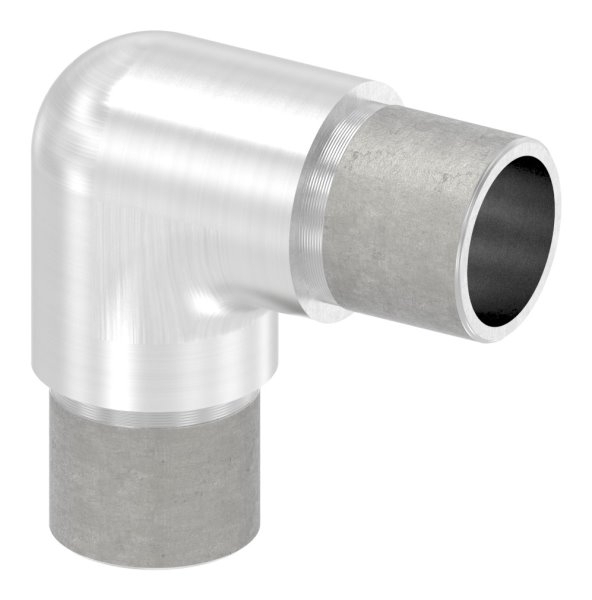 Coude 90° étroit, pour tuyau 26,9 x 2,0mm, V2A