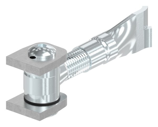 Torband M22 verstellbar zum einmauern Stahl -roh- S235JR-30-3520.8