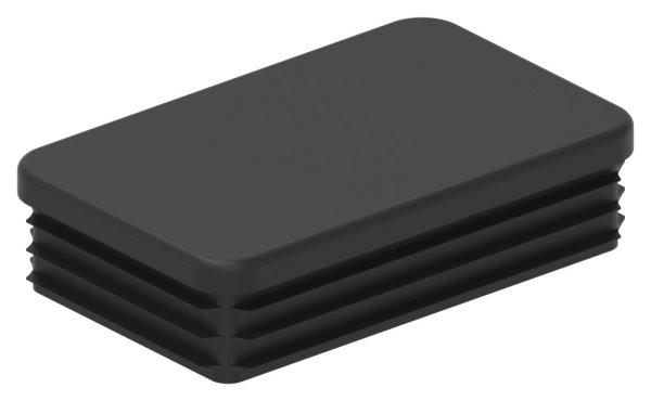 Capuchon en plastique pour tube rectangulaire 80x50mm