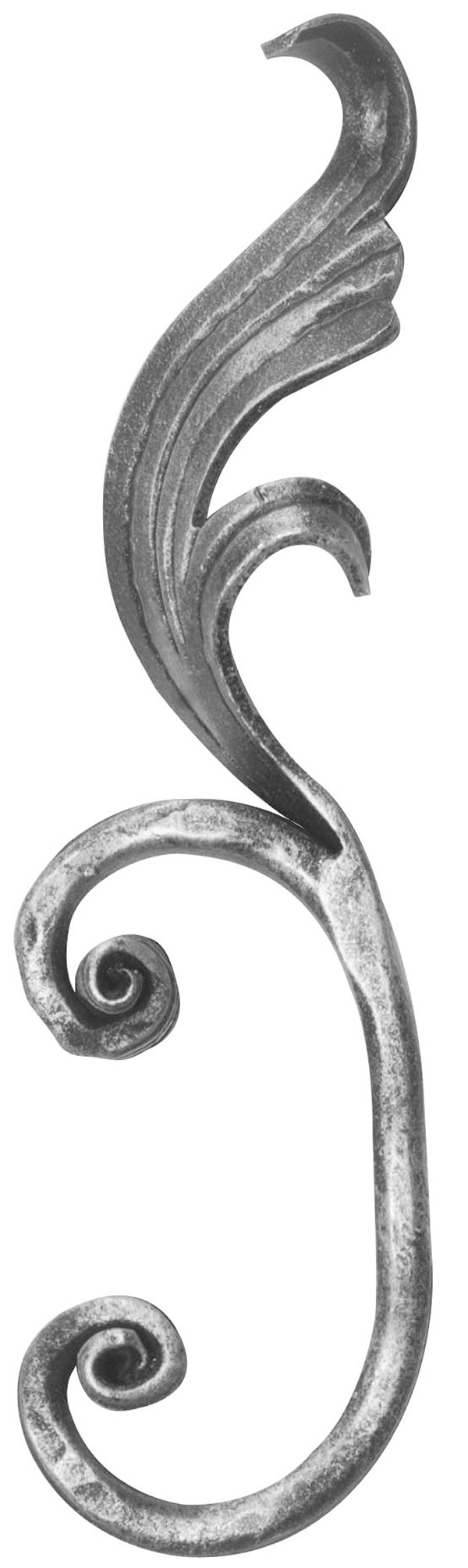 Maître baroque | Dimensions : 65x225 mm | Matériau : 16x8 mm | Acier S235JR, brut