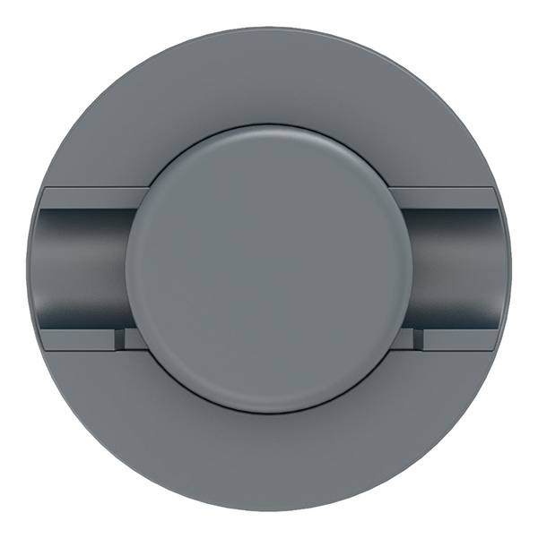 BRENK-fix® Halter Ø 50mm- Kunststoff- anthrazitgrau 4 Stueck-88-11BR-50AG.KS