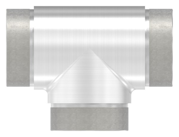 Pièce en T à sorties égales pour tube rond Ø 60.3x2.0 mm V2A