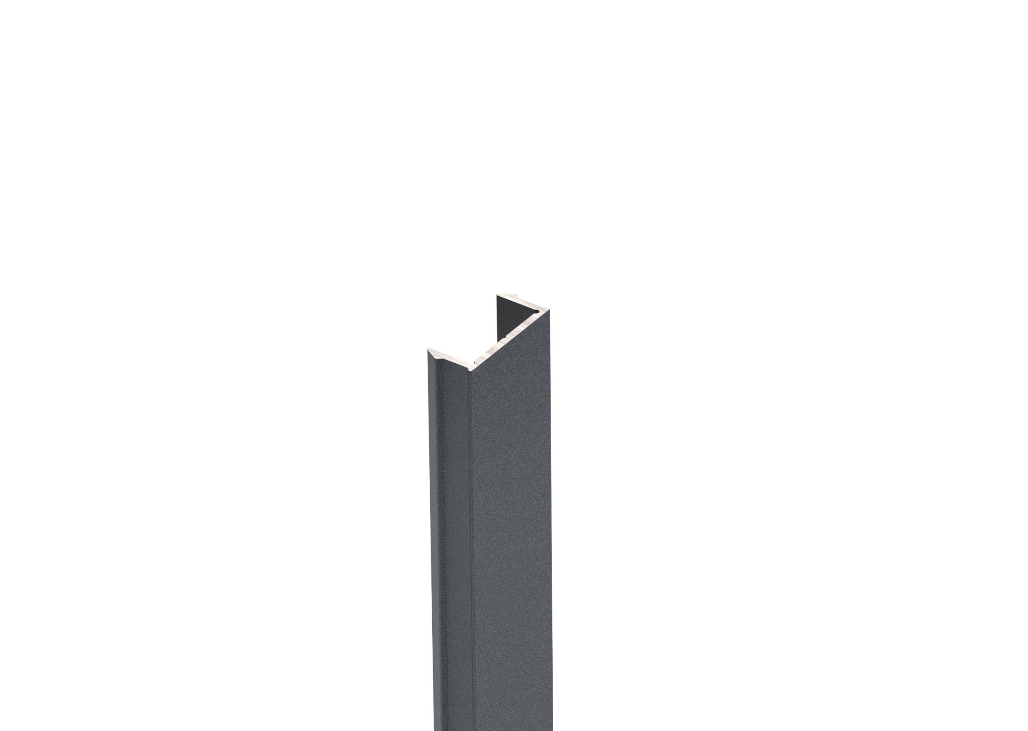 Click-lock Abdeckleiste Aluminium 20 x 9 mm 6-0 m Anthrazit RAL 7016-89.FGPC20X96000R7016