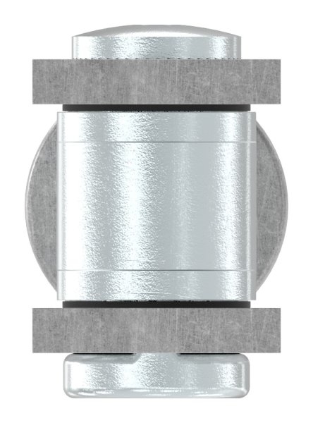 Charnière M18 | réglable | soudable | acier (brut) S235JR