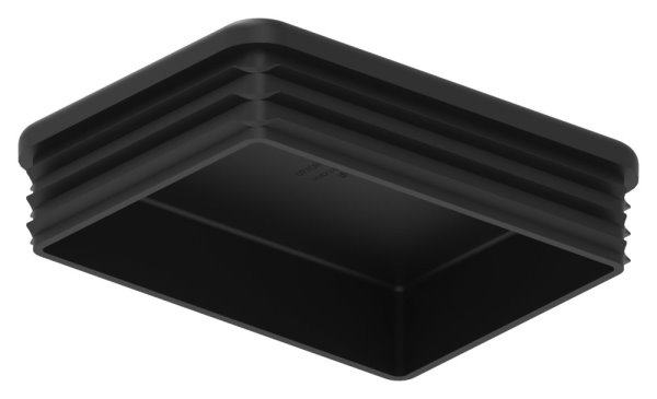 Capuchon en plastique pour tube rectangulaire 80x60mm