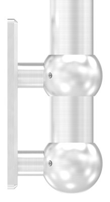 Support mural pour tube rond Ø 42,4 mm V2A