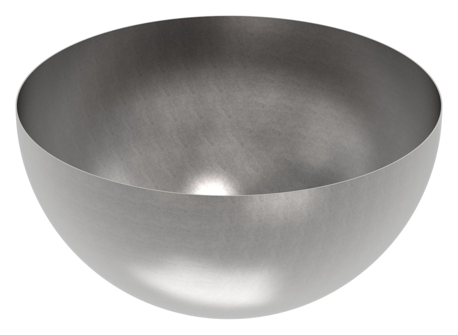 Halbhohlkugel Ø 800 mm - glatt - Stahl S235JR- roh-88.11620800