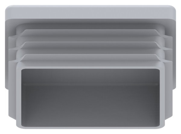 Capuchon plastique pour tube carré 50x50mm