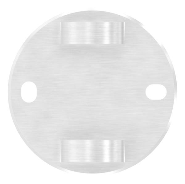 Fixation murale pour le serrage de tubes ronds Ø 33,7 mm V2A