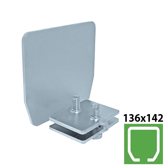 Endkappe fr Laufschiene Stahl verzinkt fr Profil 136 x 142 mm-89-11H40136X142P-A.4
