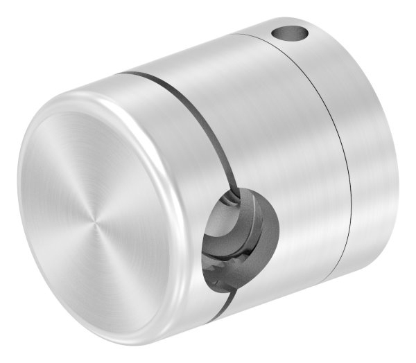 BRENK-fix® Grundhalter fuer Staebe Ø 12mm- ALU-88-11BR-R12M8.ALU