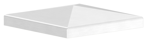 Pfostenkappe Edelstahl fuer Vierkantrohr- 90x90 mm geschliffen V2A-11-2569.4