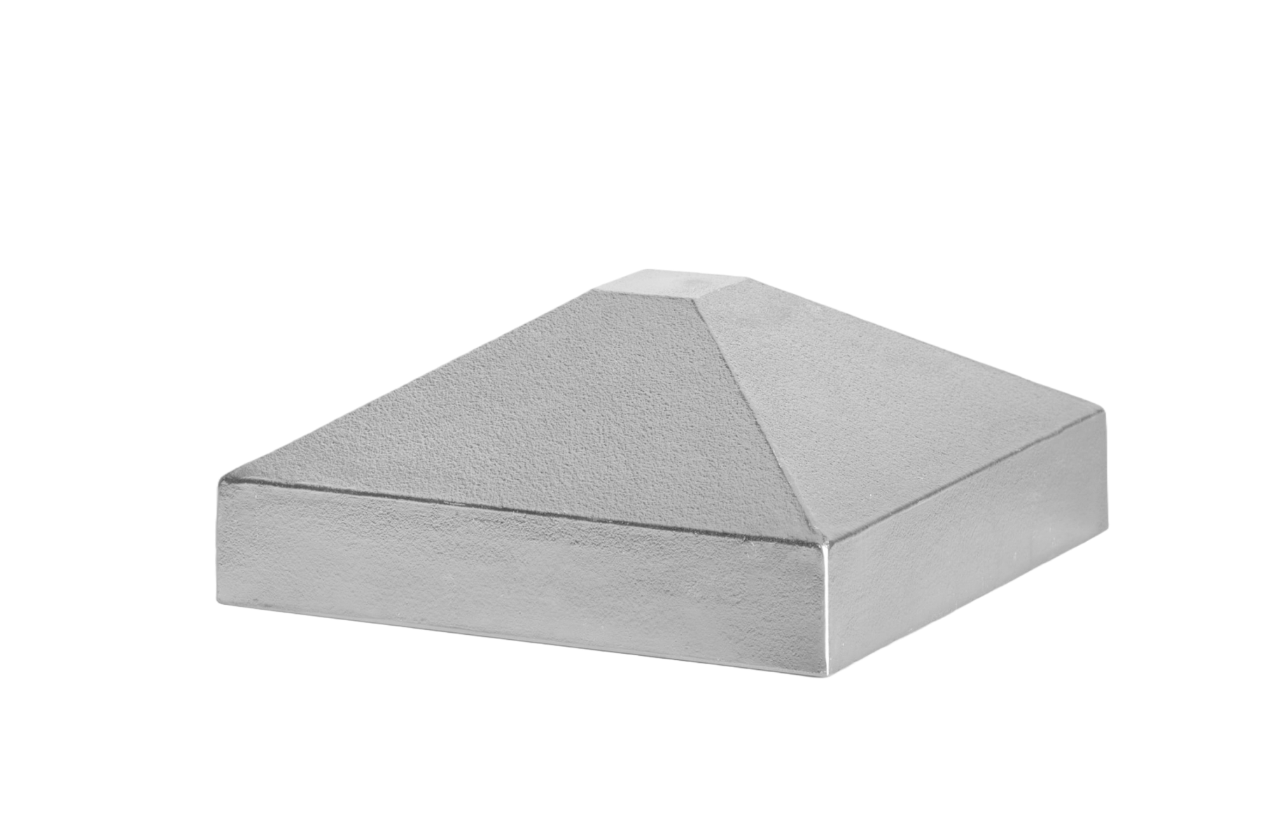 Pfostenkappe Aluminium 80 x 80 mm Pyramide natur-89-11FGC80X8003N-A.4
