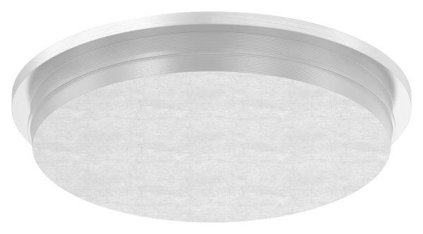 Bouchon légèrement bombé V2A matériau plein Ø 42,4x2,0 mm - avec nez