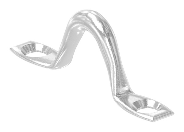 Wandoese - Ø Oese- 4 mm - mit 2 Loechern - V4A-11-2941.1