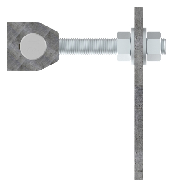 Charnière M16, galvanisée