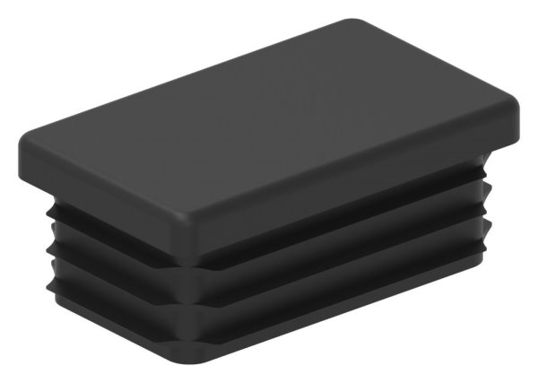 Bouchon en plastique pour tube rectangulaire 50x30mm