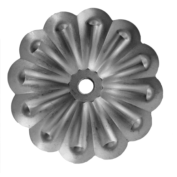 Dekorative Rosette Stahl- Ø 97 mm- 1-2 mm stark-89-11E2010P97-A.4