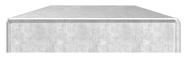 Pfeilerbedecker - fuer Rechteckrohr - Masse- 40x20 mm - Stahl S235JR- roh-30-2431.8